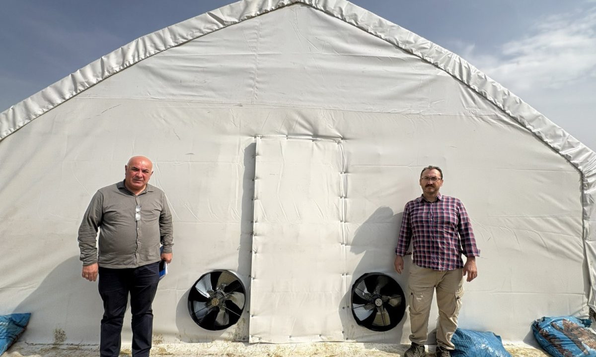Kırsal kalkınmaya mantar üretim çadırı desteği