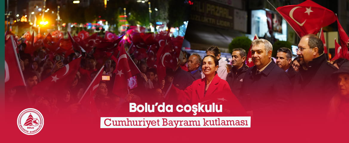 Bolu’da coşkulu Cumhuriyet Bayramı kutlaması