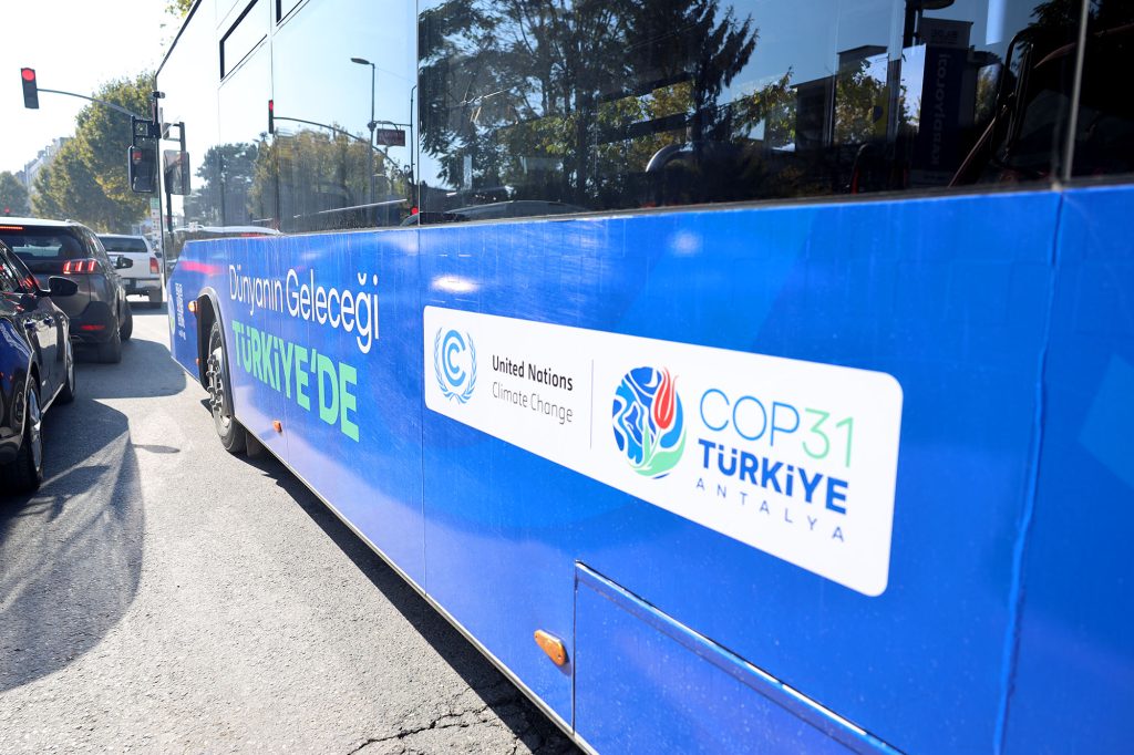 Büyükşehir otobüslerinde COP31 mesajı: Dünyanın geleceği Türkiye’de