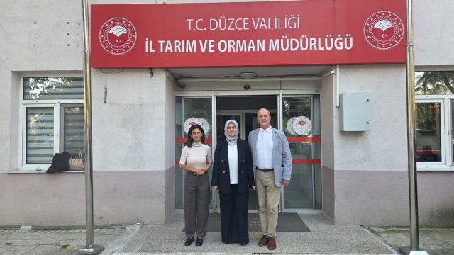 DAGEM heyeti Düzce İl Tarım ve Orman Müdürü Esra Uzun’la bir araya geldi
