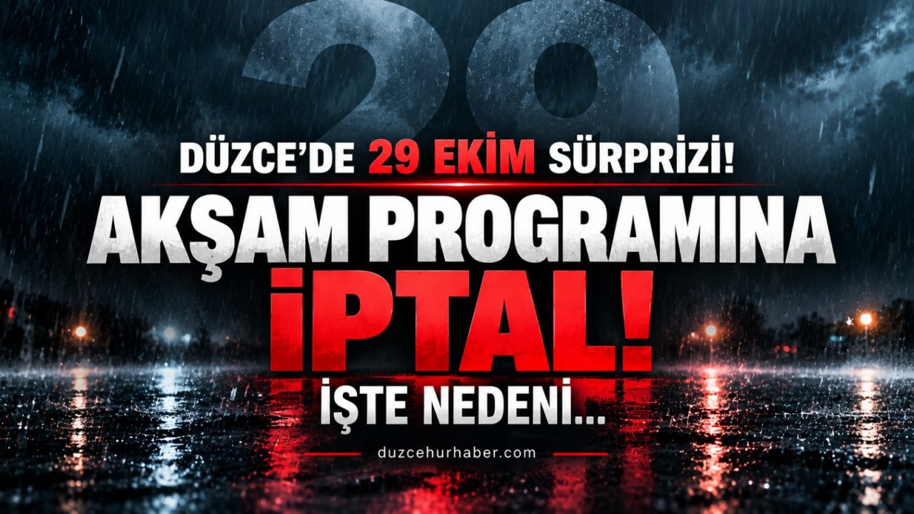 Düzce’de 29 Ekim Fener Alayı İptal Edildi! İşte Nedeni
