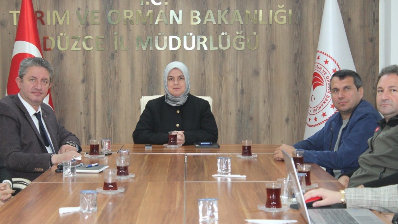 Düzce’de tarım ve orman müdürleri bir araya geldi: Ortak çalışmalar görüşüldü