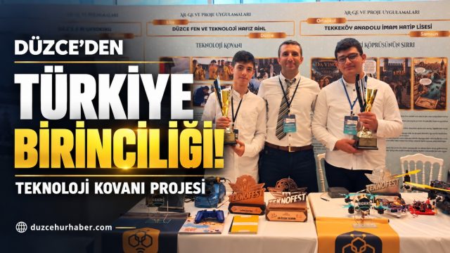 Düzce’den Türkiye birinciliği! Teknoloji Kovanı projesi zirvede