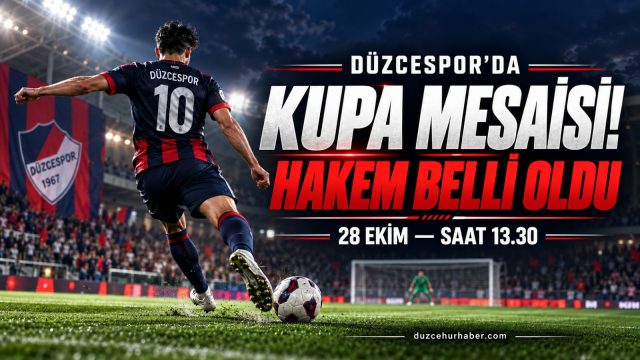 Düzcespor-Isparta 32 Spor maçının hakemi belli oldu! İşte maç saati