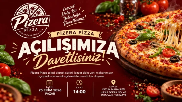 Pizera Pizza Kapılarını Açıyor
