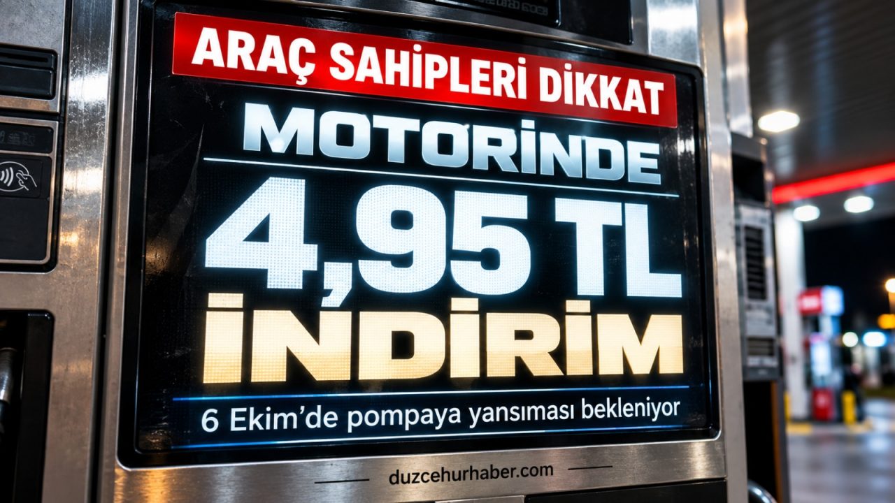 Motorinde büyük indirim bekleniyor: 4,95 TL için tarih belli oldu