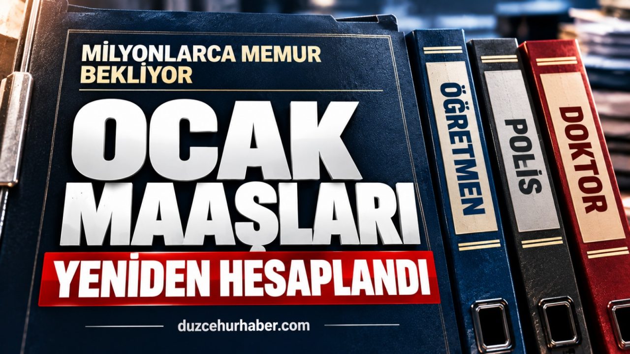 Memur maaşlarında Ocak hesabı değişti: Öğretmen, polis ve doktor için yeni rakamlar