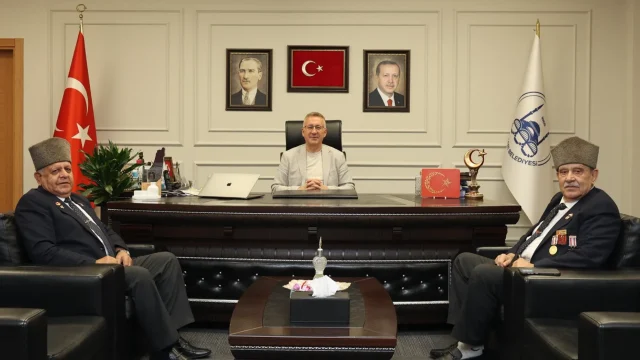 Başkan Işıksu, Muharip Gaziler Derneği temsilcilerini ağırladı