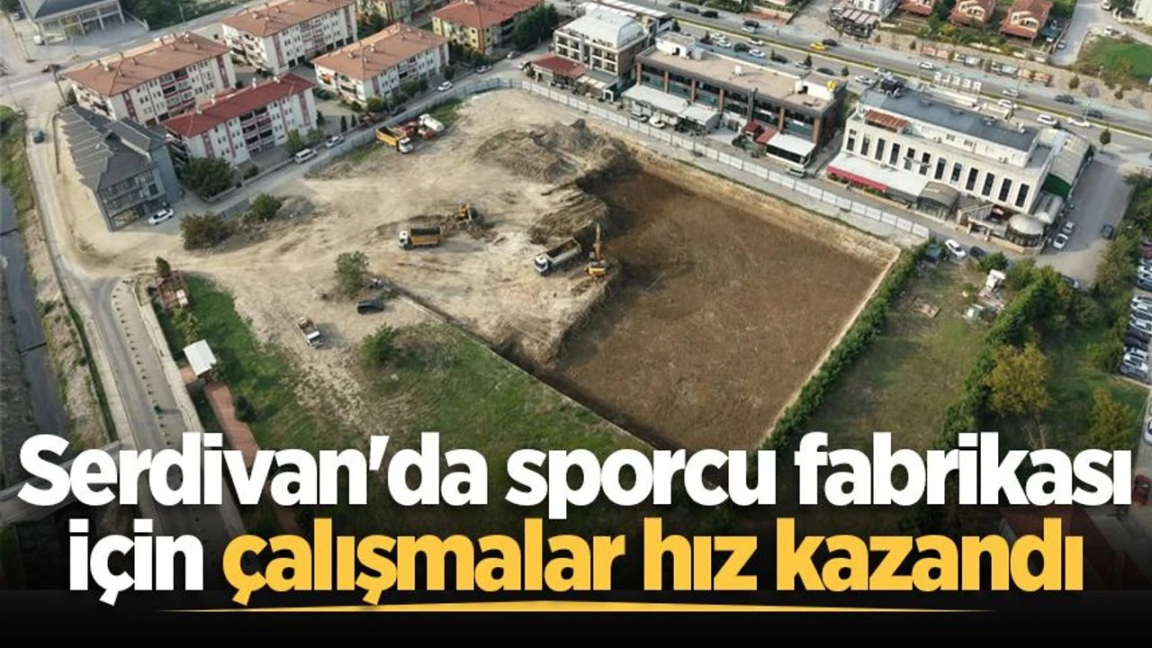 Serdivan'da sporcu fabrikası için çalışmalar hız kazandı