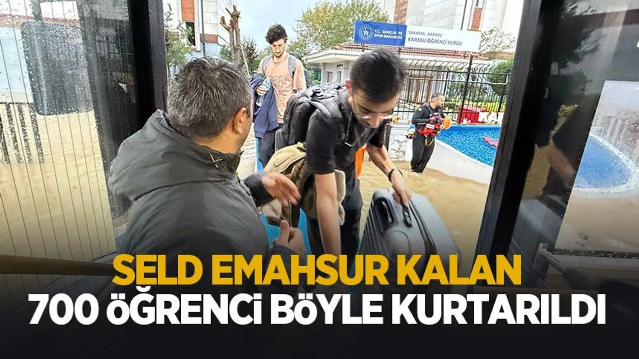 Selin vurduğu Karasu’da 700 öğrenci yurttan tahliye edildi
