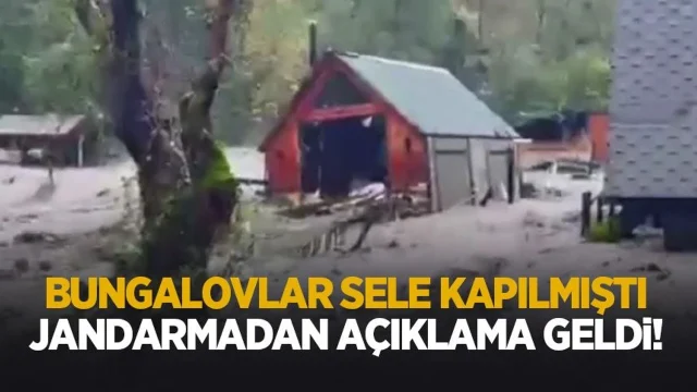Sapanca’da sel kaçak bungalov gerçeğini ortaya çıkardı!