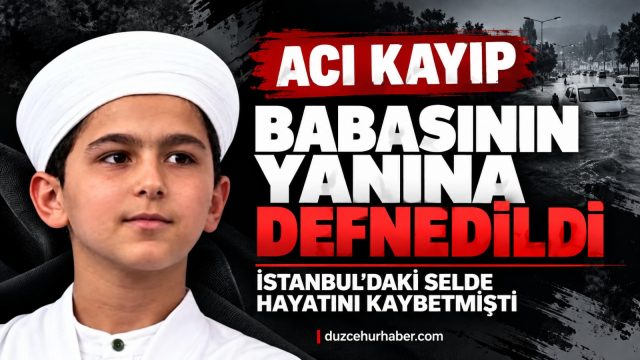 Sel felaketinde hayatını kaybeden 14 yaşındaki Mahmut Işıldak son yolculuğuna uğurlandı