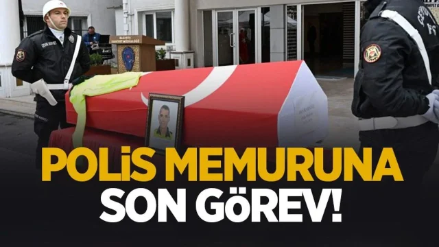Trafik polisi Hicri Karagöz için tören düzenlendi