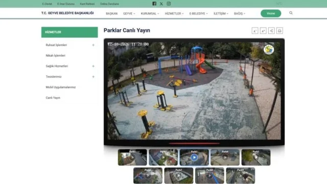 Geyve'de yeni parklara kamera takıldı! Canlı izlenebilecek