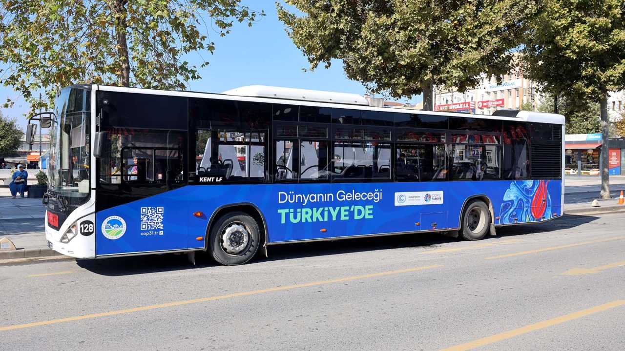 Büyükşehir otobüslerinde COP31 mesajı: Dünyanın geleceği Türkiye’de